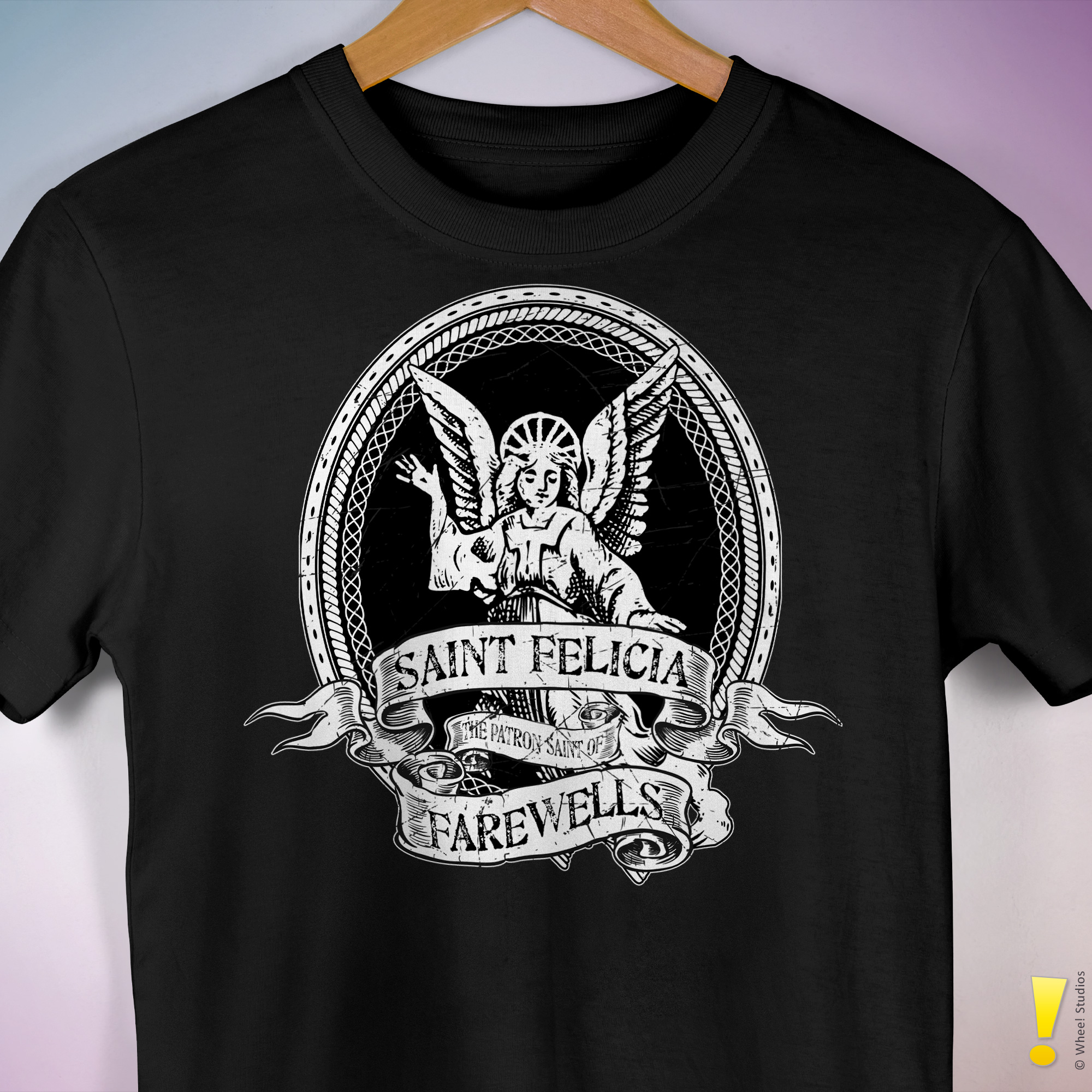 Felicia: Patron Saint of Farewells Premium T-Shirt