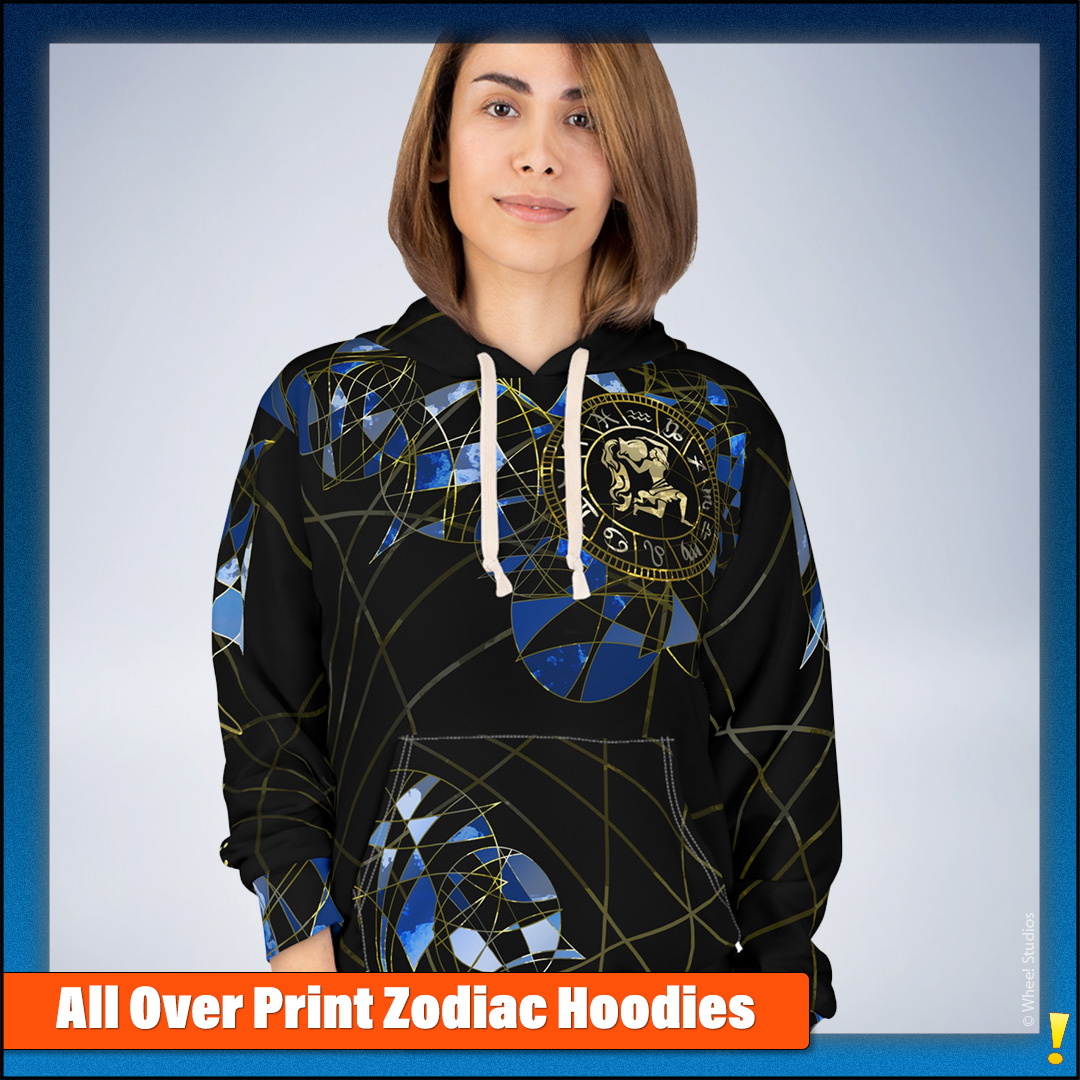 All Over Print Zodiac Hoodies